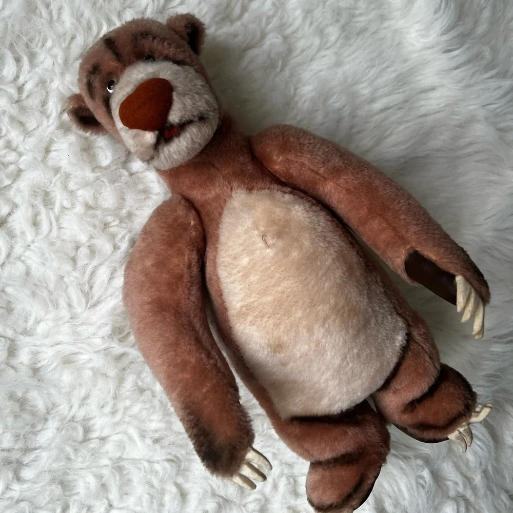 VTG 1968 Steiff Germany Baloo Bear The Jungle Book Character Plush - Picture 2 of 7